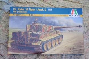 Italeri 6507  Pz.Kpfw.VI TIGER I Ausf.E